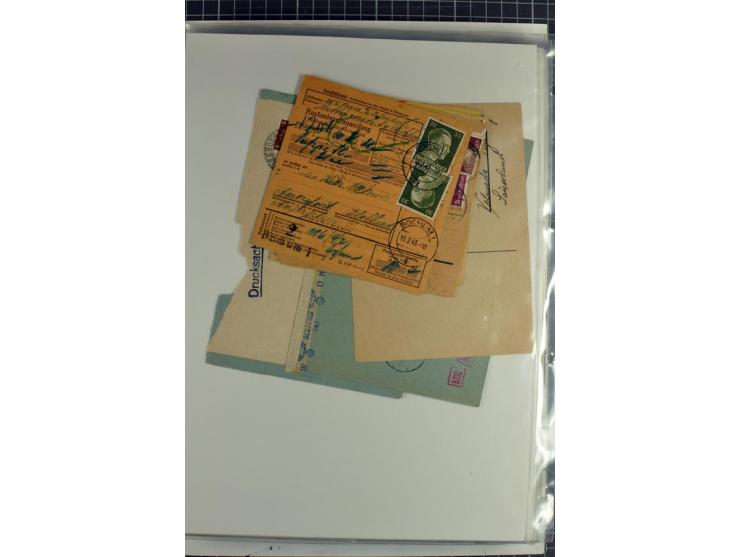 1923/45, meist gestempelte und postfrische Sammlung mit sehr vielen Briefen und Karten, dabei bessere und kpl. Ausgaben, bess