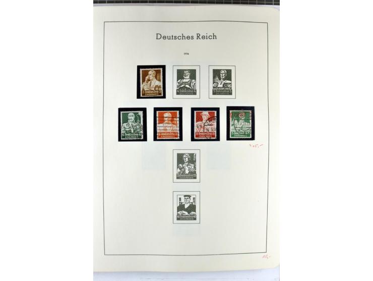 1923/45, meist gestempelte und postfrische Sammlung mit sehr vielen Briefen und Karten, dabei bessere und kpl. Ausgaben, bess