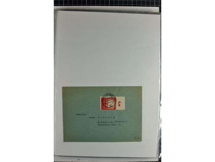1923/45, meist gestempelte und postfrische Sammlung mit sehr vielen Briefen und Karten, dabei bessere und kpl. Ausgaben, bess