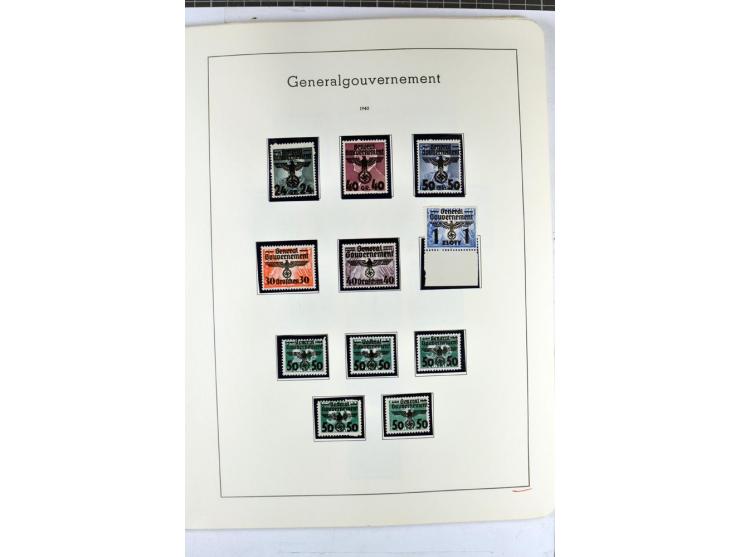 1923/45, meist gestempelte und postfrische Sammlung mit sehr vielen Briefen und Karten, dabei bessere und kpl. Ausgaben, bess