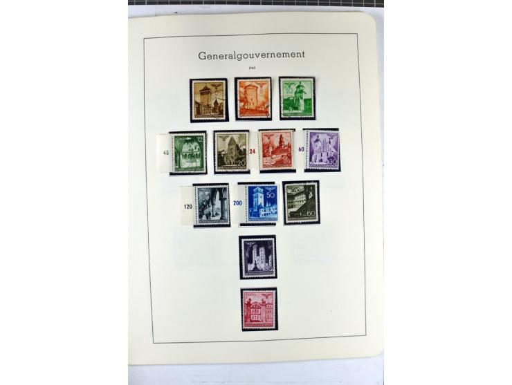 1923/45, meist gestempelte und postfrische Sammlung mit sehr vielen Briefen und Karten, dabei bessere und kpl. Ausgaben, bess