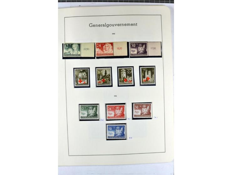 1923/45, meist gestempelte und postfrische Sammlung mit sehr vielen Briefen und Karten, dabei bessere und kpl. Ausgaben, bess