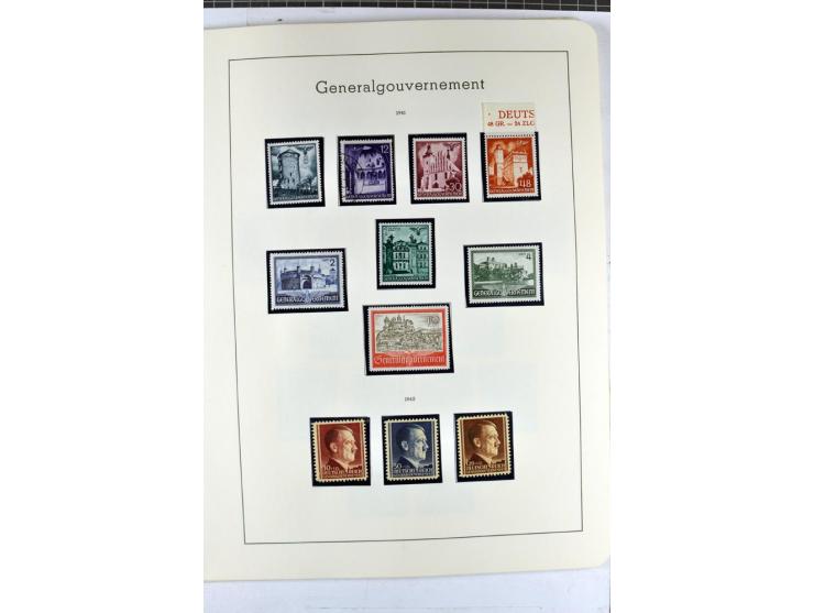 1923/45, meist gestempelte und postfrische Sammlung mit sehr vielen Briefen und Karten, dabei bessere und kpl. Ausgaben, bess