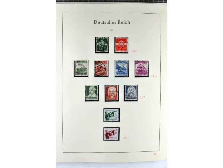 1923/45, meist gestempelte und postfrische Sammlung mit sehr vielen Briefen und Karten, dabei bessere und kpl. Ausgaben, bess