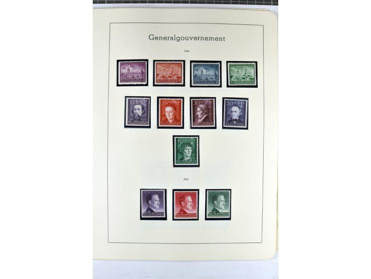 1923/45, meist gestempelte und postfrische Sammlung mit sehr vielen Briefen und Karten, dabei bessere und kpl. Ausgaben, bess