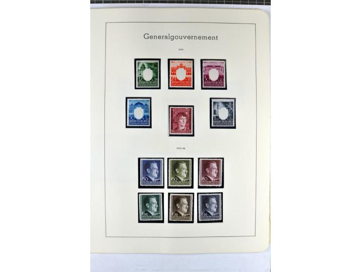 1923/45, meist gestempelte und postfrische Sammlung mit sehr vielen Briefen und Karten, dabei bessere und kpl. Ausgaben, bess
