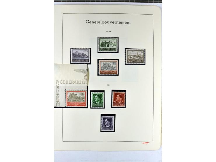 1923/45, meist gestempelte und postfrische Sammlung mit sehr vielen Briefen und Karten, dabei bessere und kpl. Ausgaben, bess