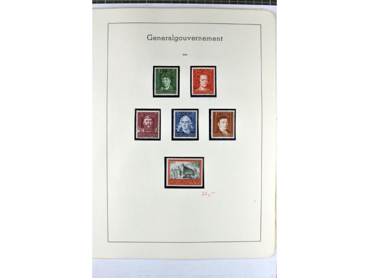1923/45, meist gestempelte und postfrische Sammlung mit sehr vielen Briefen und Karten, dabei bessere und kpl. Ausgaben, bess