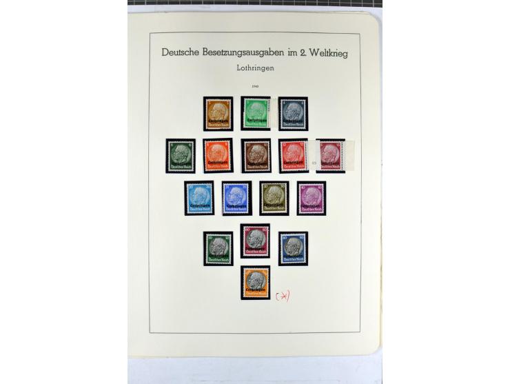 1923/45, meist gestempelte und postfrische Sammlung mit sehr vielen Briefen und Karten, dabei bessere und kpl. Ausgaben, bess