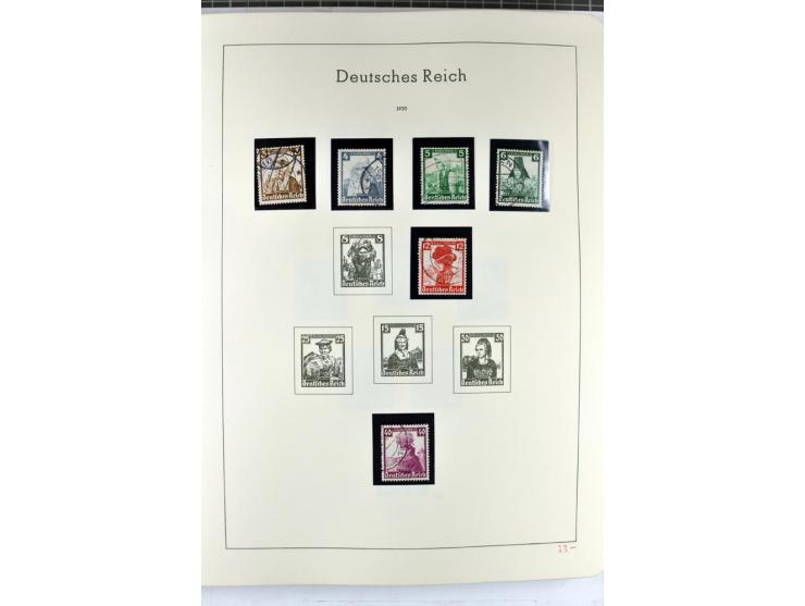 1923/45, meist gestempelte und postfrische Sammlung mit sehr vielen Briefen und Karten, dabei bessere und kpl. Ausgaben, bess
