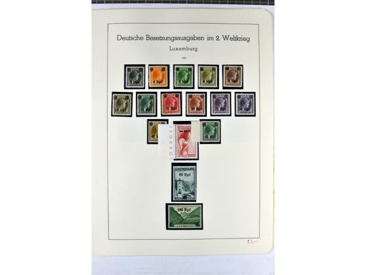 1923/45, meist gestempelte und postfrische Sammlung mit sehr vielen Briefen und Karten, dabei bessere und kpl. Ausgaben, bess