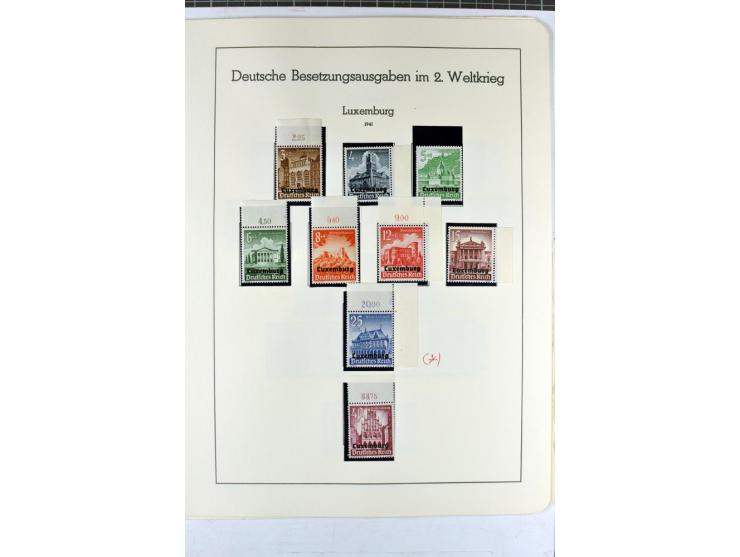 1923/45, meist gestempelte und postfrische Sammlung mit sehr vielen Briefen und Karten, dabei bessere und kpl. Ausgaben, bess