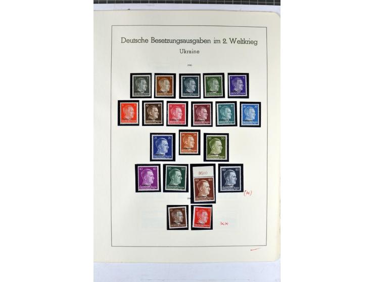 1923/45, meist gestempelte und postfrische Sammlung mit sehr vielen Briefen und Karten, dabei bessere und kpl. Ausgaben, bess