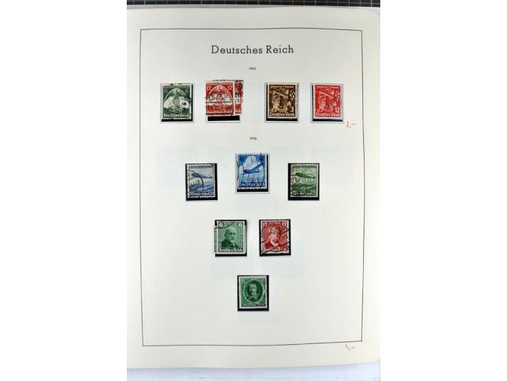 1923/45, meist gestempelte und postfrische Sammlung mit sehr vielen Briefen und Karten, dabei bessere und kpl. Ausgaben, bess