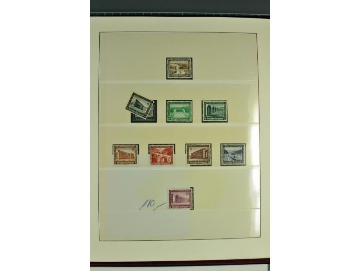 1933/45, in den Hauptnummern augenscheinlich kpl. ungebrauchte/postfrische und gestempelte (u.a. Chicagofahrt und Block 3) Sa