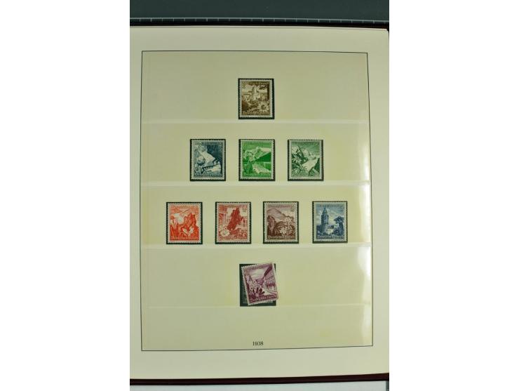1933/45, in den Hauptnummern augenscheinlich kpl. ungebrauchte/postfrische und gestempelte (u.a. Chicagofahrt und Block 3) Sa