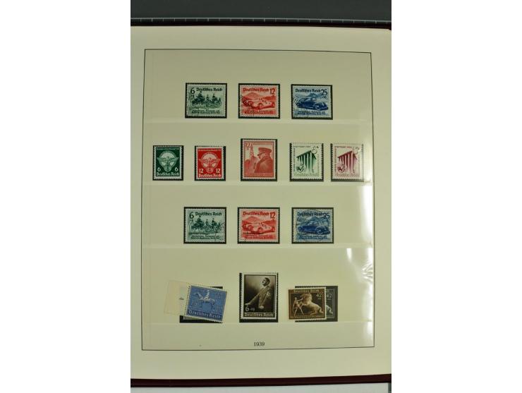 1933/45, in den Hauptnummern augenscheinlich kpl. ungebrauchte/postfrische und gestempelte (u.a. Chicagofahrt und Block 3) Sa