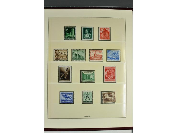 1933/45, in den Hauptnummern augenscheinlich kpl. ungebrauchte/postfrische und gestempelte (u.a. Chicagofahrt und Block 3) Sa