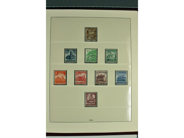 1933/45, in den Hauptnummern augenscheinlich kpl. ungebrauchte/postfrische und gestempelte (u.a. Chicagofahrt und Block 3) Sa