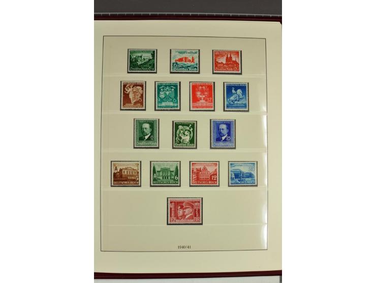 1933/45, in den Hauptnummern augenscheinlich kpl. ungebrauchte/postfrische und gestempelte (u.a. Chicagofahrt und Block 3) Sa