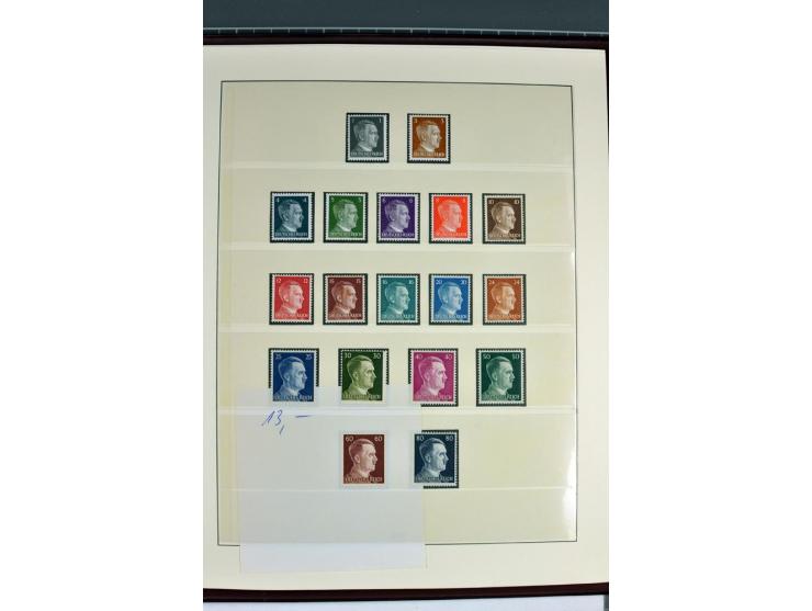 1933/45, in den Hauptnummern augenscheinlich kpl. ungebrauchte/postfrische und gestempelte (u.a. Chicagofahrt und Block 3) Sa