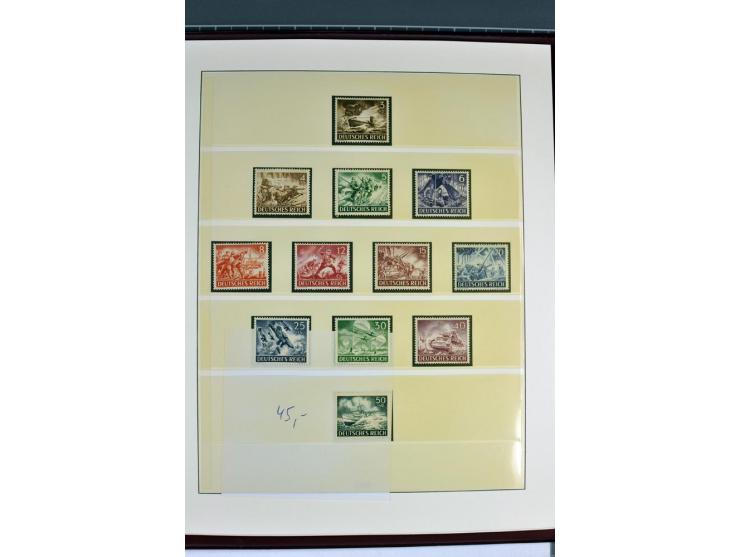 1933/45, in den Hauptnummern augenscheinlich kpl. ungebrauchte/postfrische und gestempelte (u.a. Chicagofahrt und Block 3) Sa