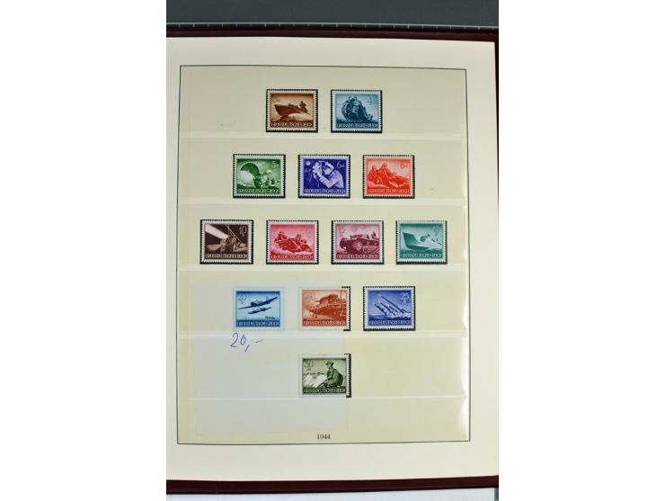 1933/45, in den Hauptnummern augenscheinlich kpl. ungebrauchte/postfrische und gestempelte (u.a. Chicagofahrt und Block 3) Sa