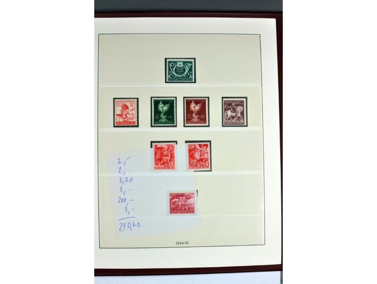 1933/45, in den Hauptnummern augenscheinlich kpl. ungebrauchte/postfrische und gestempelte (u.a. Chicagofahrt und Block 3) Sa
