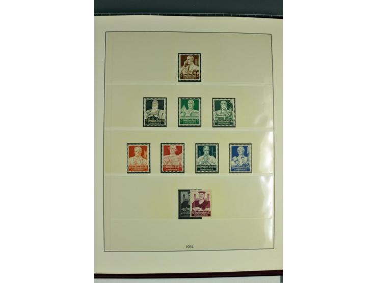 1933/45, in den Hauptnummern augenscheinlich kpl. ungebrauchte/postfrische und gestempelte (u.a. Chicagofahrt und Block 3) Sa