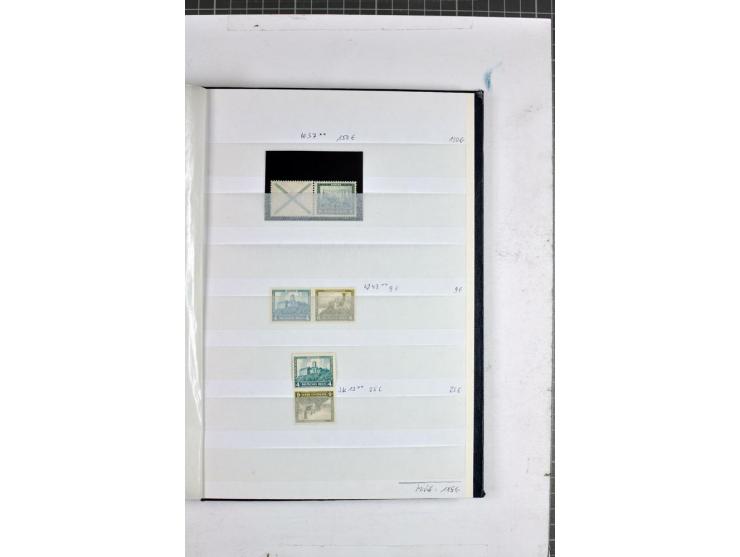 1912/32,  ungebrauchte und postfrische Zusammendruck-Sammlung Germania bis Weimar mit einigen besseren Ausgaben und Heftchenb