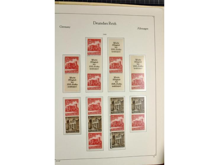 1932/45, meist postfrische Sammlung mit einigen besseren, dabei u.a. die Sondermarken-Ausgaben ab Stände augenscheinlich kpl.