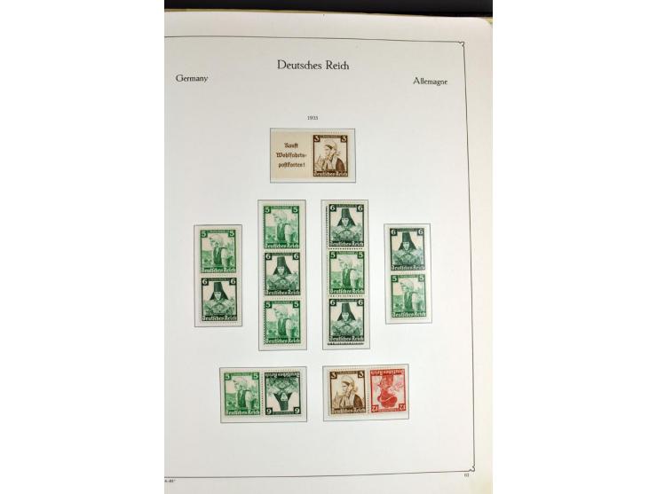 1932/45, meist postfrische Sammlung mit einigen besseren, dabei u.a. die Sondermarken-Ausgaben ab Stände augenscheinlich kpl.
