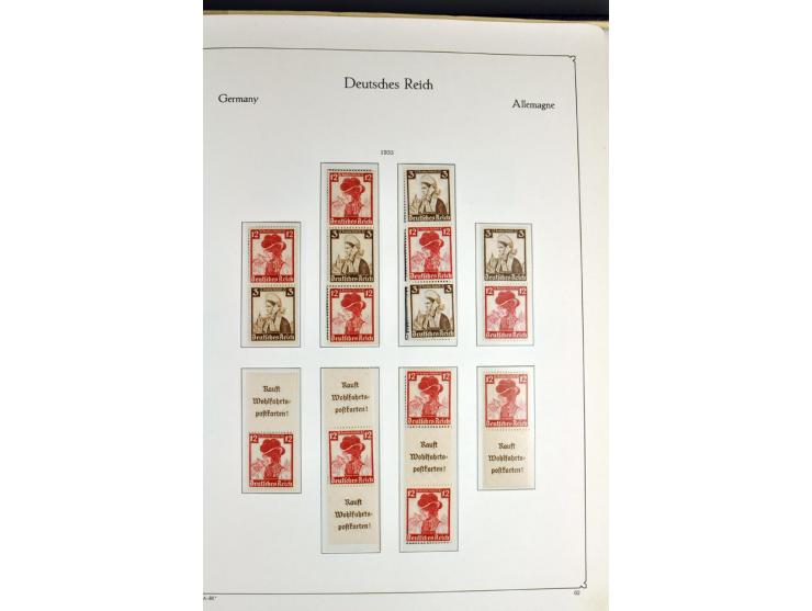 1932/45, meist postfrische Sammlung mit einigen besseren, dabei u.a. die Sondermarken-Ausgaben ab Stände augenscheinlich kpl.