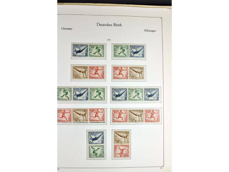 1932/45, meist postfrische Sammlung mit einigen besseren, dabei u.a. die Sondermarken-Ausgaben ab Stände augenscheinlich kpl.