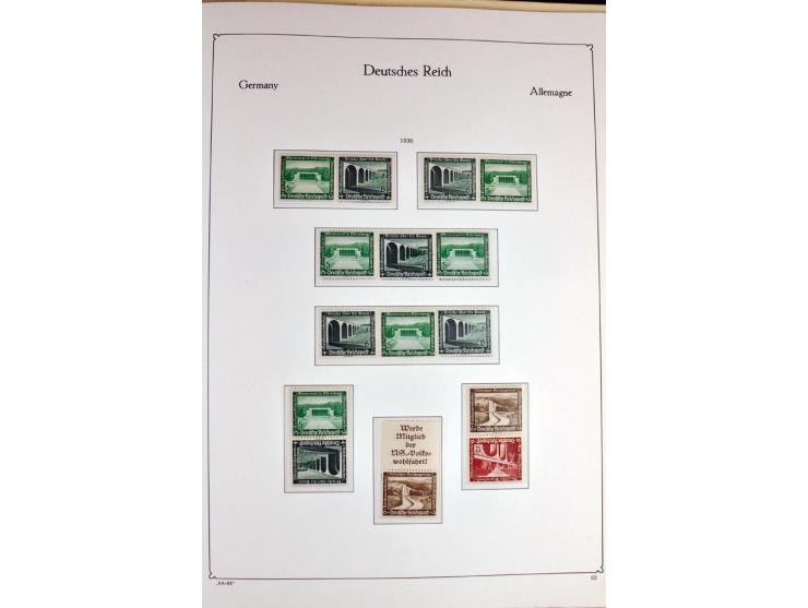 1932/45, meist postfrische Sammlung mit einigen besseren, dabei u.a. die Sondermarken-Ausgaben ab Stände augenscheinlich kpl.