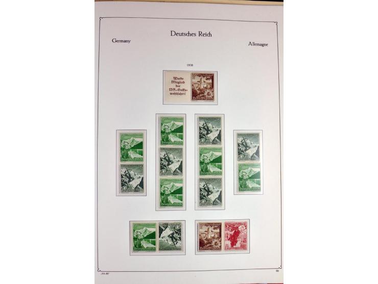 1932/45, meist postfrische Sammlung mit einigen besseren, dabei u.a. die Sondermarken-Ausgaben ab Stände augenscheinlich kpl.
