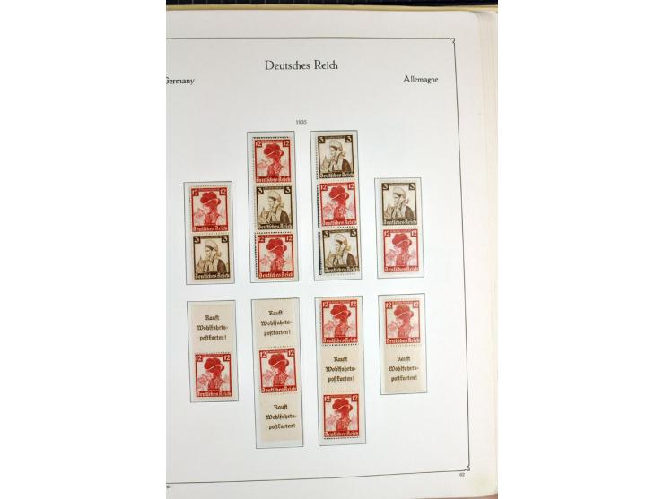 1932/45, meist postfrische Sammlung mit einigen besseren, dabei u.a. die Sondermarken-Ausgaben ab Stände augenscheinlich kpl.