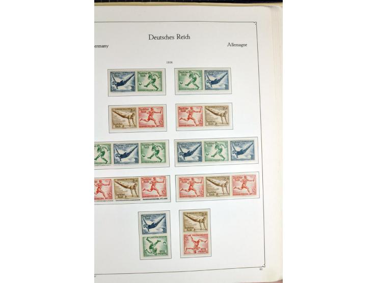 1932/45, meist postfrische Sammlung mit einigen besseren, dabei u.a. die Sondermarken-Ausgaben ab Stände augenscheinlich kpl.