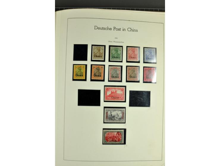 China bis Togo, ungebrauchte und postfrische Sammlung inkl. einiger ungebrauchter Ganzsachen im Vordruckalbum, dabei kpl. und