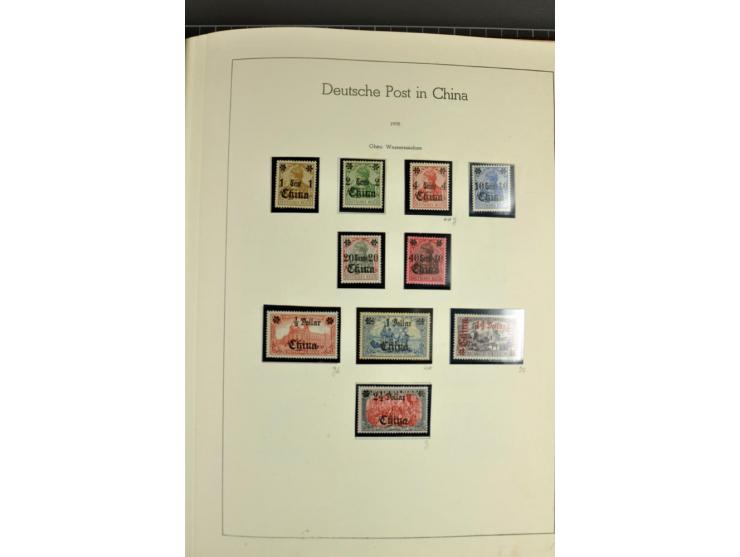 China bis Togo, ungebrauchte und postfrische Sammlung inkl. einiger ungebrauchter Ganzsachen im Vordruckalbum, dabei kpl. und