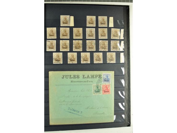 1914/1918, umfangreicher, oft postfrischer und gestempelter Bestand aller Gebiete mit etlichen besseren und kpl. Ausgaben, Fa