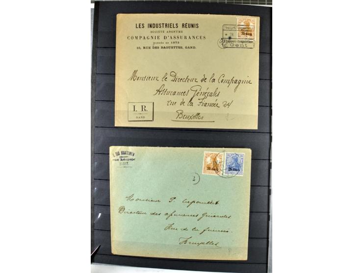 1914/1918, umfangreicher, oft postfrischer und gestempelter Bestand aller Gebiete mit etlichen besseren und kpl. Ausgaben, Fa