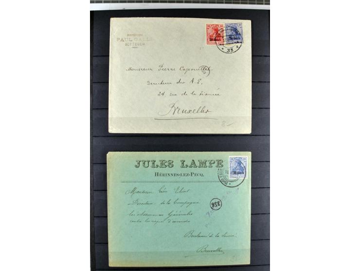 1914/1918, umfangreicher, oft postfrischer und gestempelter Bestand aller Gebiete mit etlichen besseren und kpl. Ausgaben, Fa