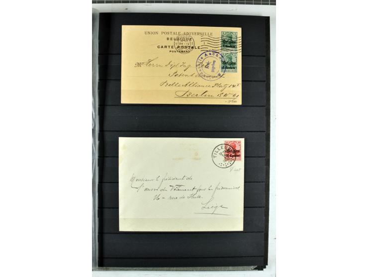 1914/1918, umfangreicher, oft postfrischer und gestempelter Bestand aller Gebiete mit etlichen besseren und kpl. Ausgaben, Fa