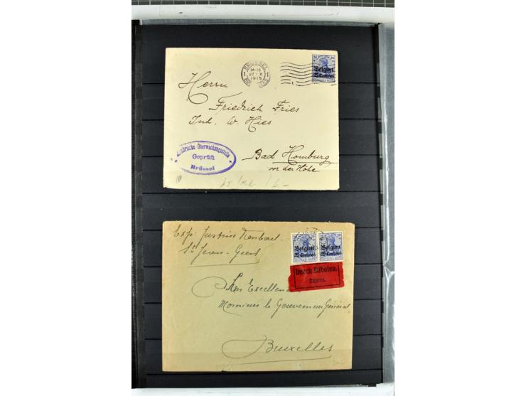 1914/1918, umfangreicher, oft postfrischer und gestempelter Bestand aller Gebiete mit etlichen besseren und kpl. Ausgaben, Fa