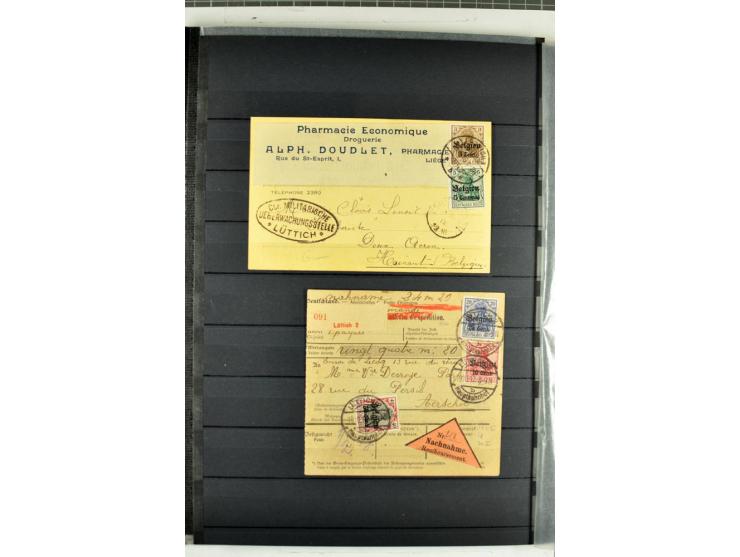 1914/1918, umfangreicher, oft postfrischer und gestempelter Bestand aller Gebiete mit etlichen besseren und kpl. Ausgaben, Fa