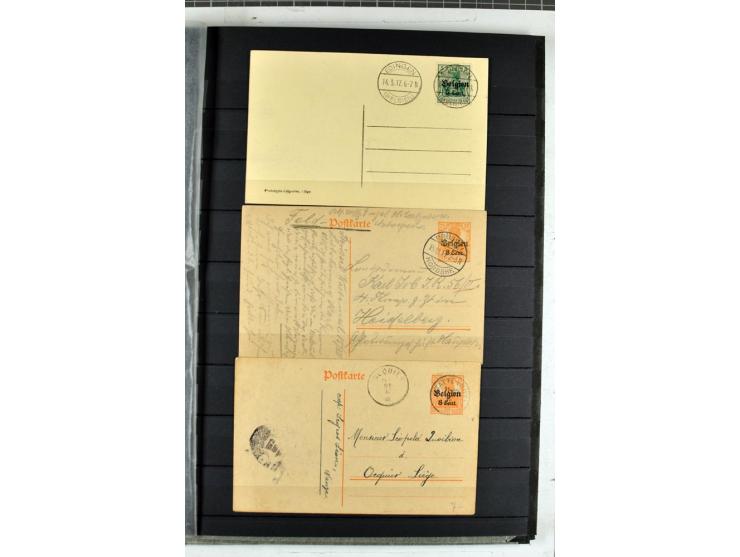 1914/1918, umfangreicher, oft postfrischer und gestempelter Bestand aller Gebiete mit etlichen besseren und kpl. Ausgaben, Fa