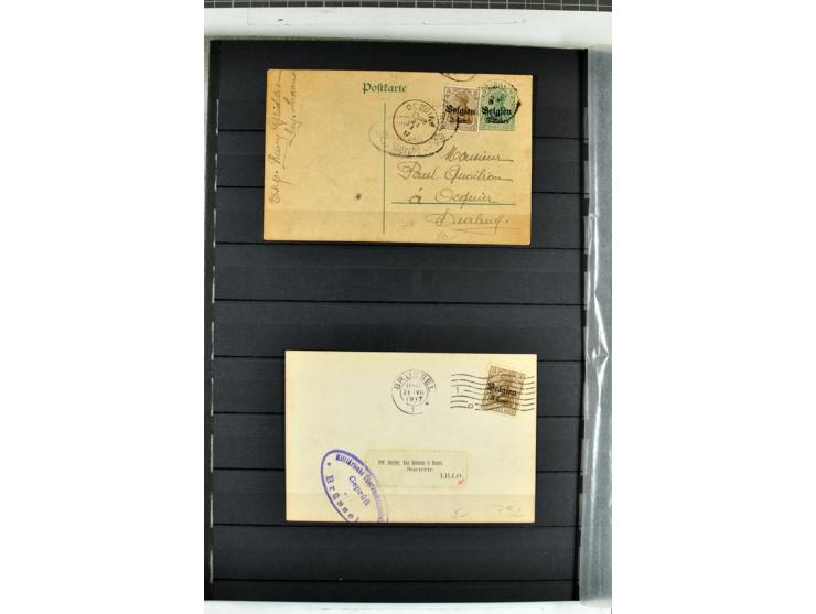 1914/1918, umfangreicher, oft postfrischer und gestempelter Bestand aller Gebiete mit etlichen besseren und kpl. Ausgaben, Fa