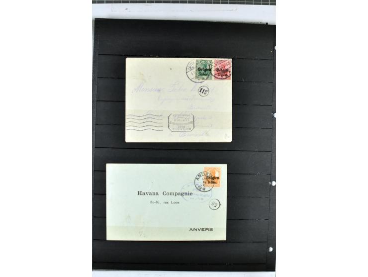 1914/1918, umfangreicher, oft postfrischer und gestempelter Bestand aller Gebiete mit etlichen besseren und kpl. Ausgaben, Fa