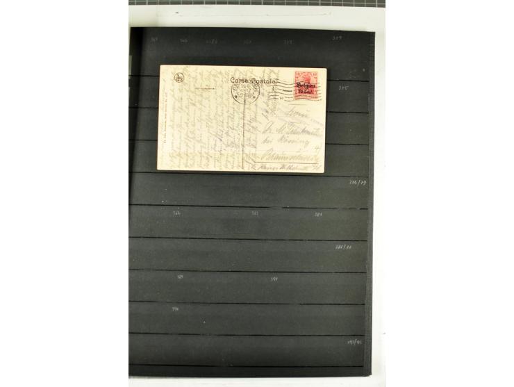 1914/1918, umfangreicher, oft postfrischer und gestempelter Bestand aller Gebiete mit etlichen besseren und kpl. Ausgaben, Fa